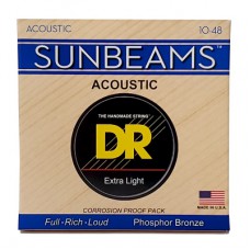 Струни для гітари DR Strings SUNBEAM Acoustic Phosphor Bronze - Extra Light (10-48) (RCA-10)