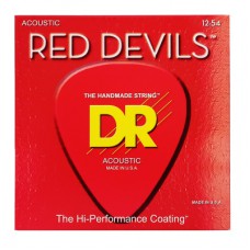 Струни для гітари DR Strings RED DEVILS Acoustic - Light (12-54) (RDA-12)