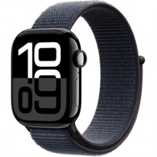 Смарт-годинник Apple Watch Series 10 GPS 42mm Jet Black Aluminium Case with Ink Sport Loop (MWWG3QH/A)