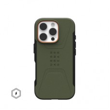 Чохол до мобільного телефона UAG iPhone 16 Pro Civilian Magsafe Olive Drab (114444117272)