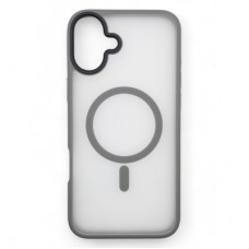 Чохол до мобільного телефона BeCover Metal Buttons Case (MagSafe) для Apple iPhone 16 Gray (712092)