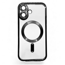 Чохол до мобільного телефона BeCover TPU Chrome Case (MagSafe) для Apple iPhone 16 Black (712070)