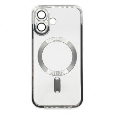 Чохол до мобільного телефона BeCover TPU Chrome Case (MagSafe) для Apple iPhone 16 Plus Silver (712078)