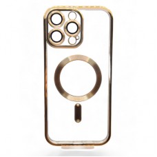 Чохол до мобільного телефона BeCover TPU Chrome Case (MagSafe) для Apple iPhone 16 Pro Gold (712081)