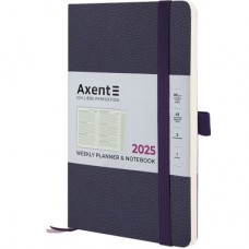 Тижневик Axent датований 2025 Partner Soft Skin 125х195 мм, синій (8509-25-02-A)