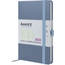 Тижневик Axent датований 2025 Partner Strong 125х195 мм, сірий (8505-25-62-A)