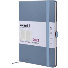 Тижневик Axent датований 2025 Prime Strong 145х210 мм, сірий (8507-25-62-A)