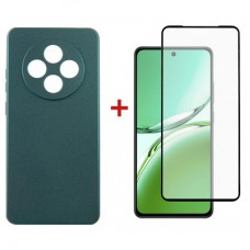 Чохол до мобільного телефона Dengos Oppo Reno 12 F/FS Soft + glass (Green) (DG-KM-115)