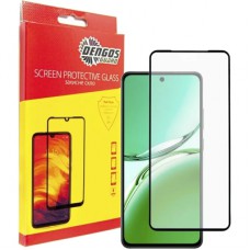 Скло захисне Dengos Full Glue OPPO Reno 12F 4G (black) (TGFG-374)