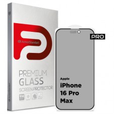 Скло захисне Armorstandart Pro Anti-spy Matte Apple iPhone 16 Pro Max Black (ARM79400)