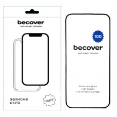 Скло захисне BeCover Apple iPhone 16 Plus 10D Black (712322)