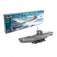 Збірна модель Revell Підводний човен Type VII C/41 рівень 4 масштаб 1:144 (RVL-05100)