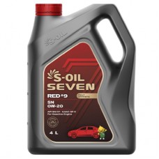 Моторна олива S-OIL SEVEN RED 9 SN 0W-20, 4л (SNR0204)