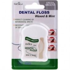 Зубна нитка Melica Dental Floss Waxed & Mint 50 м (4770416002481)