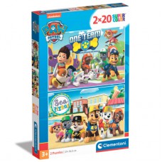 Пазл Clementoni 2 в 1 Paw Patrol, 2 по 20 елементів (24779)