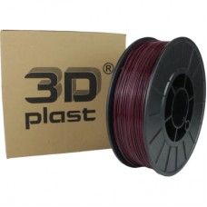 Пластик для 3D-принтера 3Dplast PLA 1.75мм, 0.85кг, burgundy (3DPLA17508BRD)