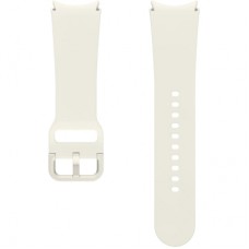 Ремінець до смарт-годинника Samsung Sport Band (S/M) Galaxy Watch 4/4 Classic/5/5 Pro/6/6 Classic Cream (ET-SFR93SUEGEU)
