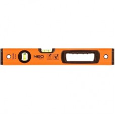 Рівень Neo Tools S 400 алюмінієвий, 40 см, 3 капсули, 1 отвір для рук (71-141)