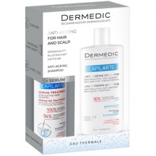 Набір косметики Dermedic Capilarte Anti-Ageing Для боротьби зі старінням волосся Шампунь 300 мл + Сироватка 150 мл (5901643177737)