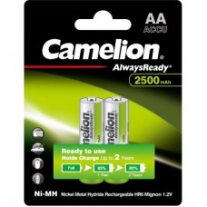 Акумулятор Camelion AA 2500mAh Ni-MH AlwaysReady * 2 R6-2BL (NH-АA2500АRBP2)