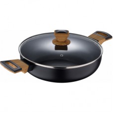 Сотейник Bergner Earth black з кришкою 28 см (BG-32038-BK)