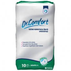 Пелюшки для малюків Dr.Comfort 60х60 см 10 шт (8680131202973)