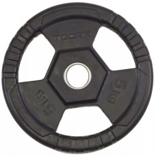 Диск для штанги Toorx 10 кг 25 мм Чорний (DGG-10) (931407)