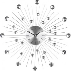Настінний годинник Esperanza Wall Clock Boston 50 см з променями з і сталі та кристалами (EHC002)