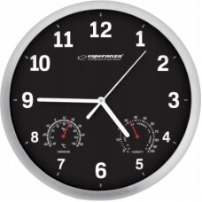 Настінний годинник Esperanza Wall Clock Lyon 25см Black (EHC016K)