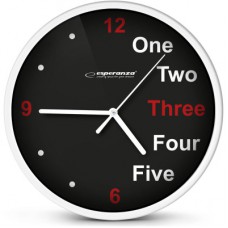 Настінний годинник Esperanza Wall Clock Prague 20 см White (EHC014W)