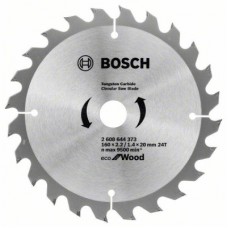 Диск пильний Bosch пиляльний Eco for WO 160x20/16-24T (2.608.644.373)