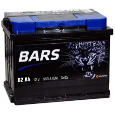 Акумулятор автомобільний Bars 62Ah (+/-) (550EN)