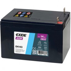 Акумулятор автомобільний EXIDE START-STOP AGM 14Ah бокова(+/-) (200EN) (EK143)