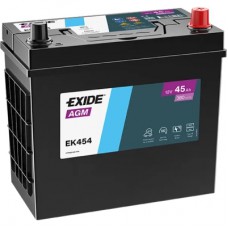 Акумулятор автомобільний EXIDE START-STOP AGM 45Ah ASIA Ев (-/+) (380EN) (EK454)