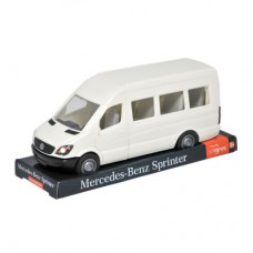 Машина Tigres Mercedes-Benz Sprinter пасажирський (білий) на планшетці (39704)