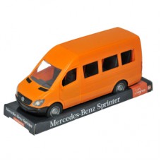 Машина Tigres Mercedes-Benz Sprinter пасажирський (помаранчевий) на планшетці (39718)