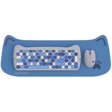 Комплект Canyon HSET-W6 Kitty Edition Wireless UA Blue (CNS-HSETW6BL)