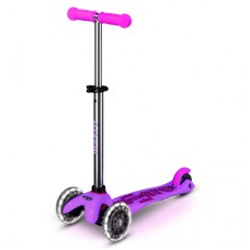 Самокат Micro Mini Deluxe Glow LED Морозний рожевий (MMD217)