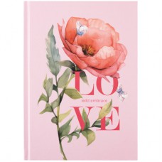 Книга записна Axent Love А5, 96 аркушів, клітинка, тверда обкладинка (8459-6-A)