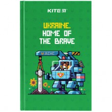 Книга записна Kite UA А6, 80 аркушів, клітинка (K24-199-4)