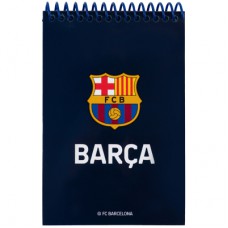 Блокнот Kite на спіралі FC Barcelona А6, 48 аркушів, нелінований (BC25-196)