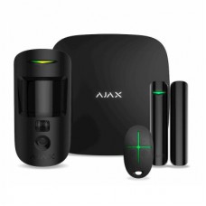 Комплект охоронної сигналізації Ajax StarterKit Cam Plus HDR black