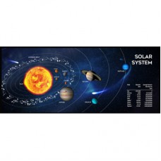 Килимок для мишки Gembird MP-SOLARSYSTEM-XL-01 Black (MP-SOLARSYSTEM-XL-01)