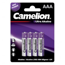 Батарейка Camelion AAA LR03 Ultra Alkaline * 4 (LR03-BP4UT)