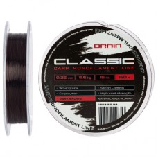 Волосінь Brain Classic Carp Line (dark brown) 150m 0.25mm 15lb 6.6kg (1858.80.89)