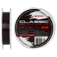 Волосінь Brain Classic Carp Line (dark brown) 150m 0.28mm 18lb 7.9kg (1858.80.90)