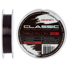 Волосінь Brain Classic Carp Line (dark brown) 300m 0.28mm 18lb 7.9kg (1858.81.02)