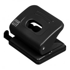 Діркопробивач Buromax пластиковий, до 20 аркушів, 120 х 82 х 53 мм, чорний (BM.4017-01)