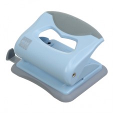 Діркопробивач Buromax пластиковий PASTEL, до 20 аркушів, 125 х 95 х 65 мм, блакитний (BM.4020-14)