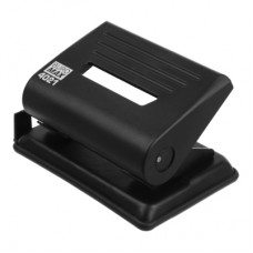 Діркопробивач Buromax пластиковий, до 12 аркушів, 120 х 80 х 65 мм, чорний (BM.4021-01)